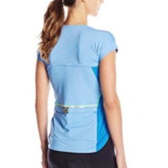 NWT Moxie Cycling Women's Wrap Tee size Large - Picture 2 of 10